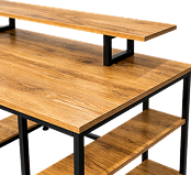 Рабочий стол с полками